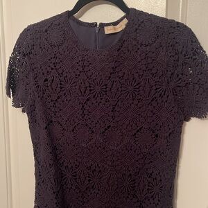 Tory Burch Navy Lace Dress Small